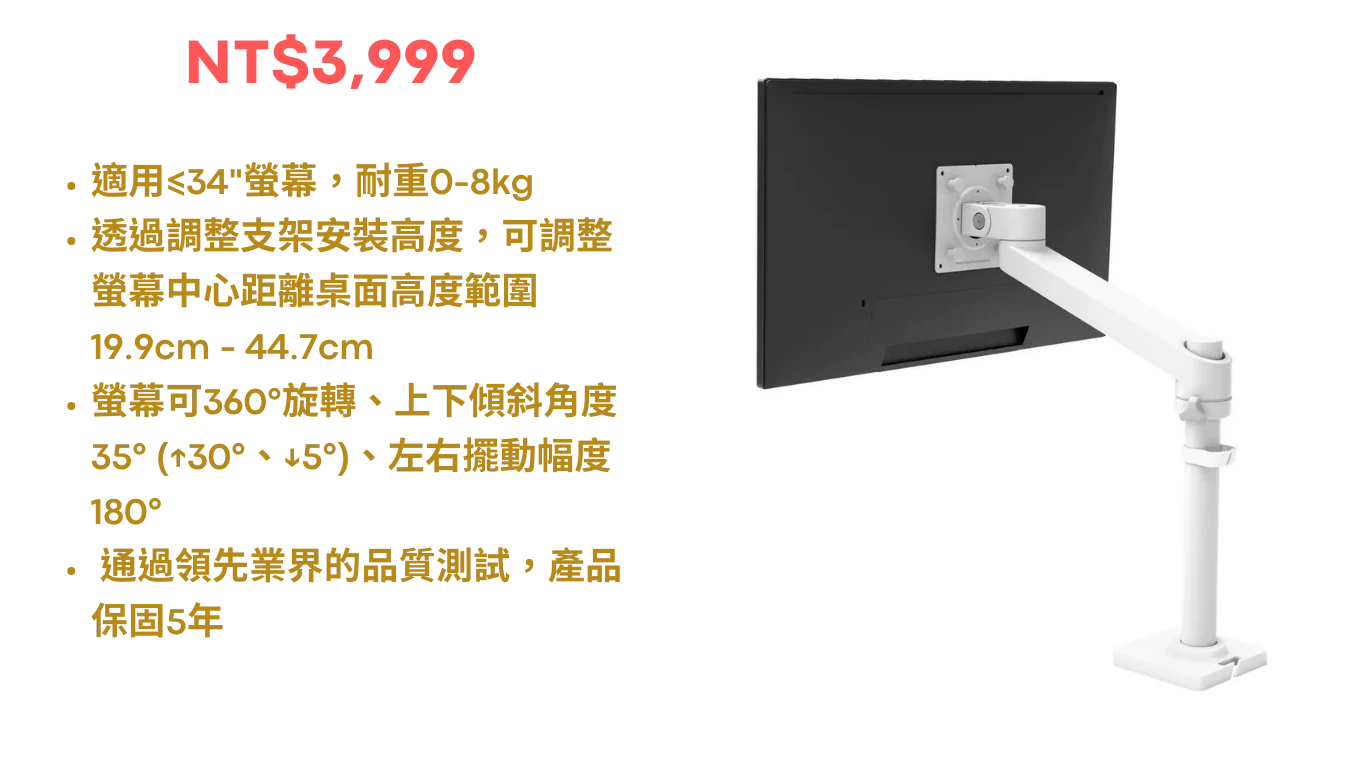 Ergotron_Single_NX_規格